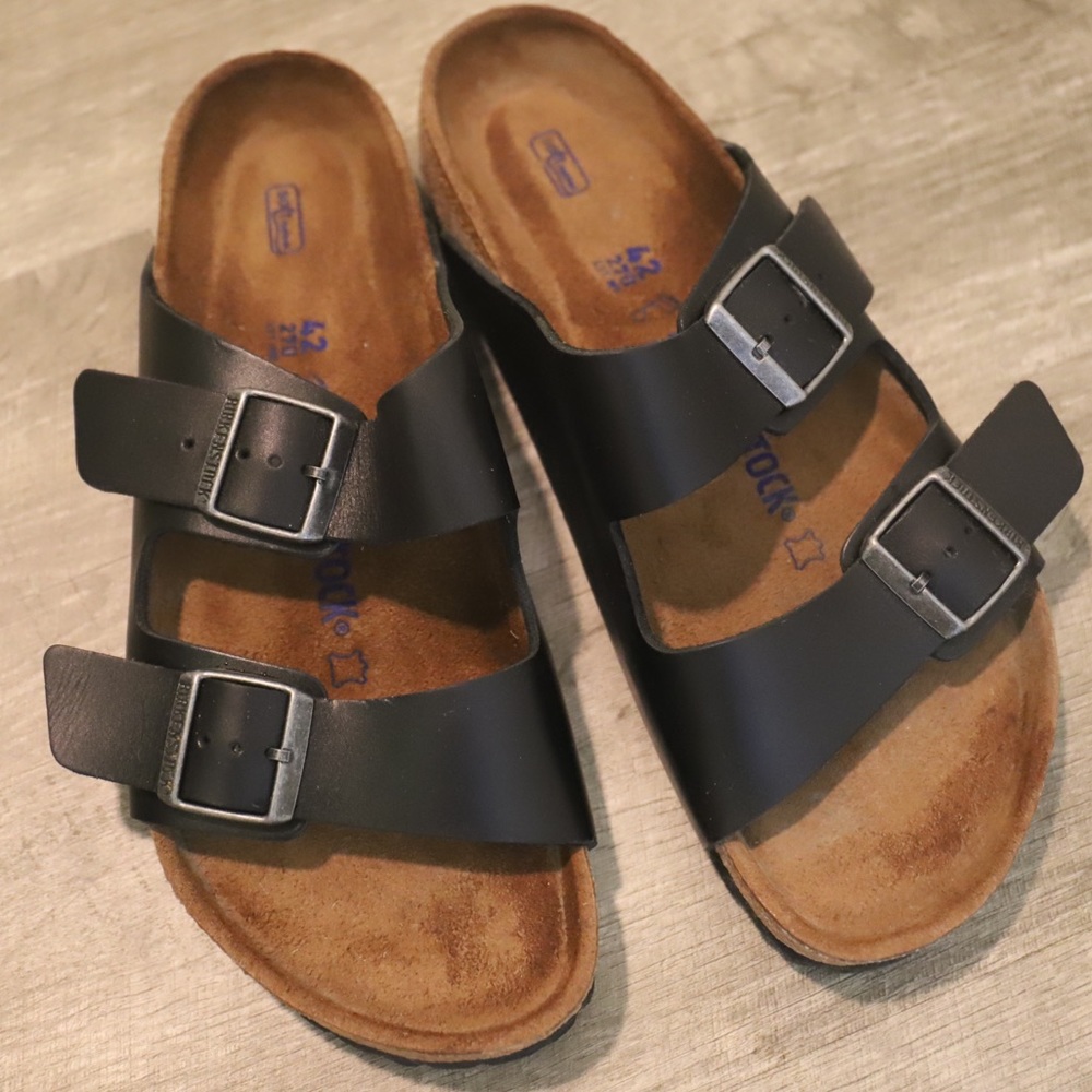 Brand new Birkenstock’s black sandals size 42